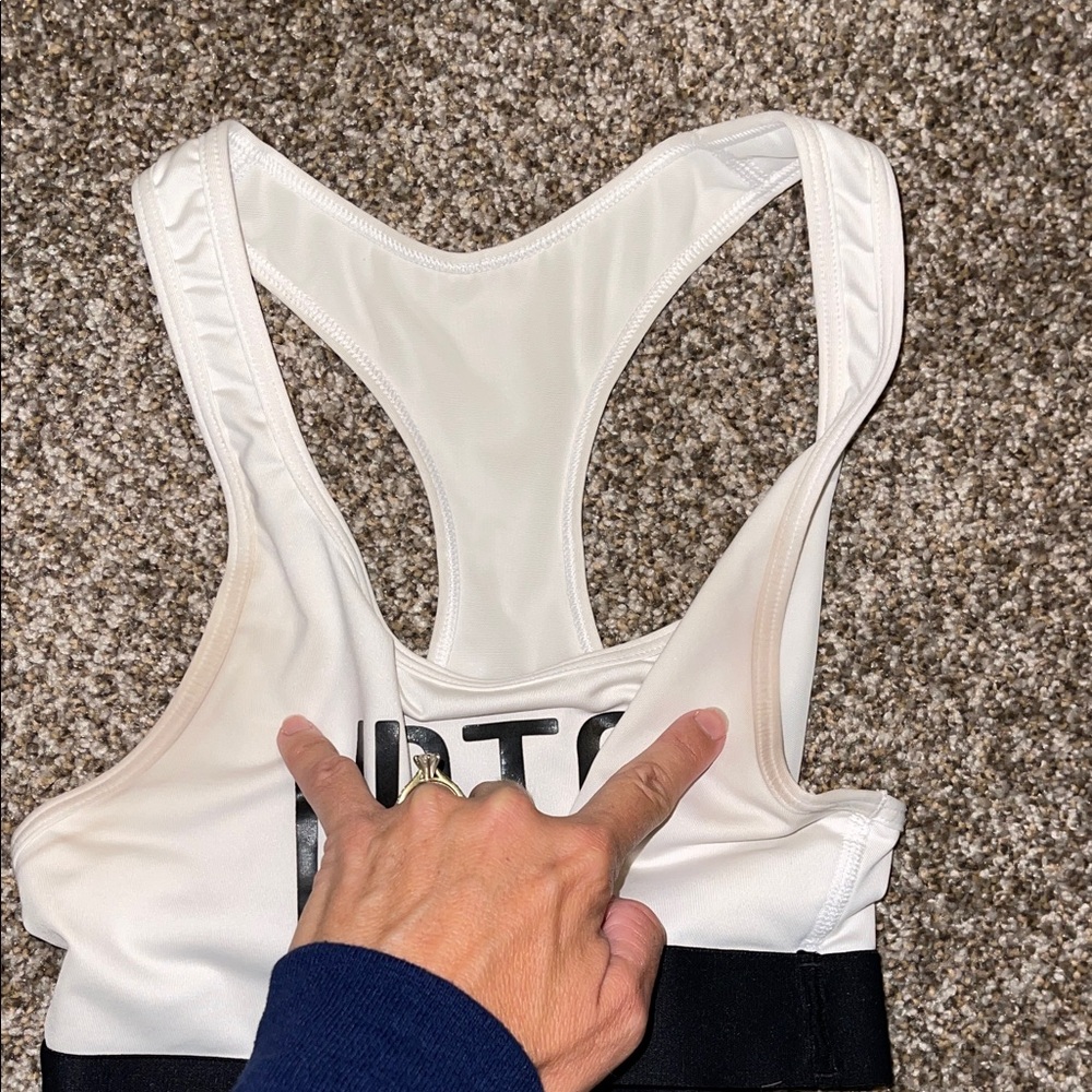 Victoria's Secret Racerback Sports Bra Set - Navy, Plum, marled black, White - Picture 14 of 14